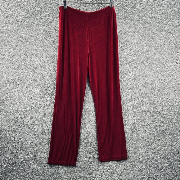 Chicos Travelers Pants Womens 3 Extra Large Pull On Straight Leg Stretch Lounge - Picture 1 of 9